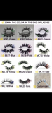 Wholesale lashes (all lengths) INCLUDING COLORED LASHES